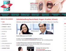 Tablet Screenshot of optimale-zahnbehandlung.ch